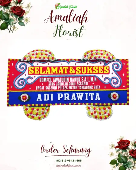 Papan Bunga Ucapan Selamat Sobrah